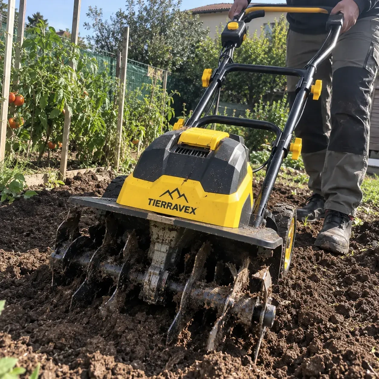 TERRAVA in uso in giardino